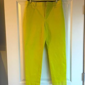 Banana Republic Sloan pants size 8 in LIME